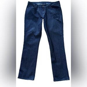 LEVI’S 552 Women’s Dark Wash Mid Rise Straight Leg Denim Jeans Size 12 36x31